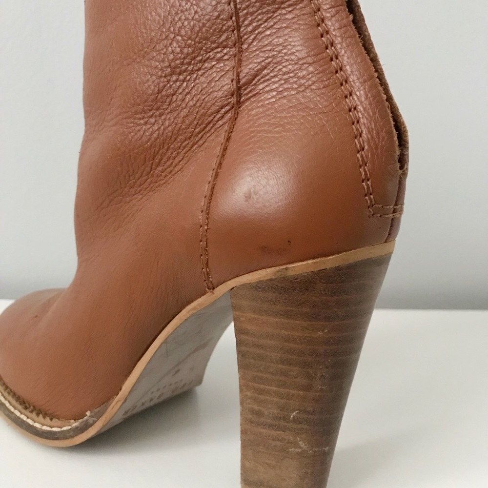 Chestnut Brown Ankle Boots - Picture 7 of 8